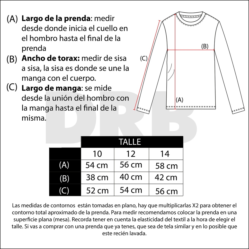 Remera Termica Manga Largas | DRB®
