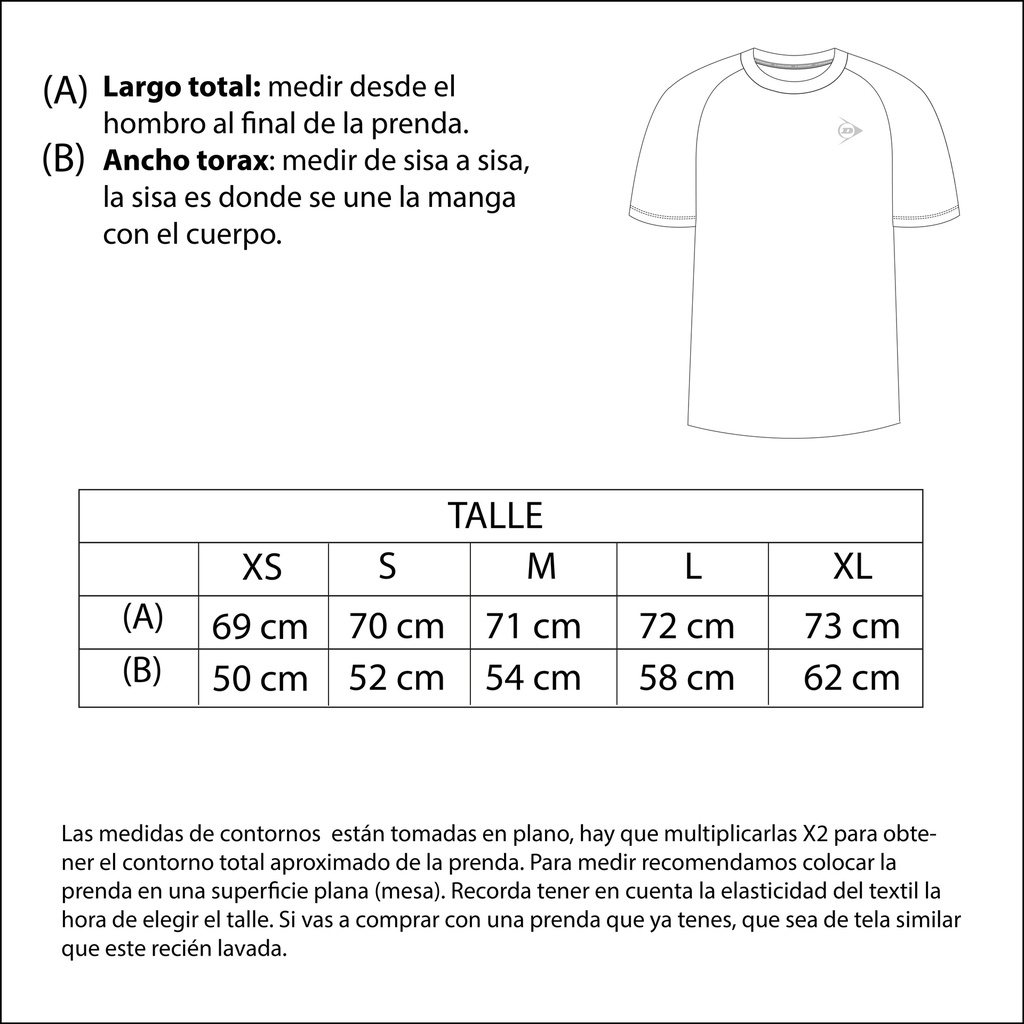 Remera Apex Cotton Hombre| Dunlop®