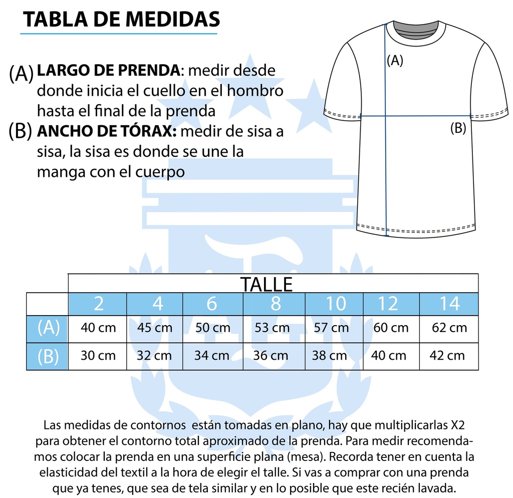 Camiseta Niño Argentina AFA| LICENCIA CLUBES®