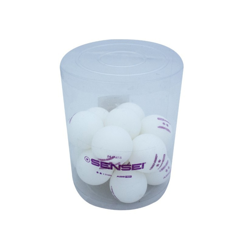 Pelota De Ping Pong 2 Star X 24 Blanco | Sensei®