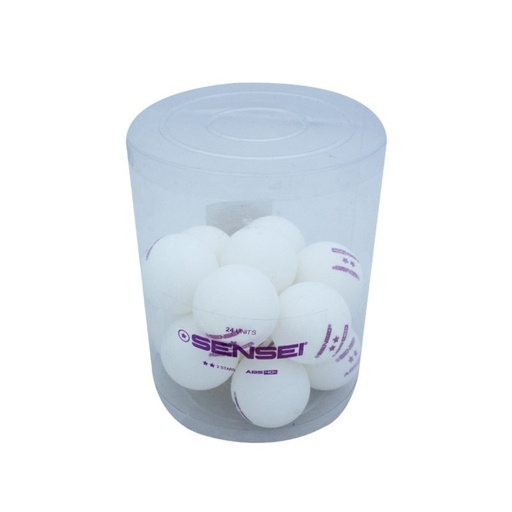 [JQPZZZ009W Z] Pelota De Ping Pong 2 Star X 24 Blanco | Sensei®