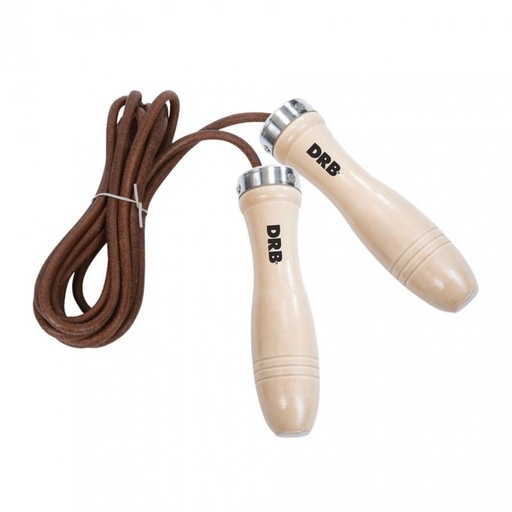 [DGAVZZ004Z U] Cuerda De Salto Con Destorcedor - Cuero | DRB®