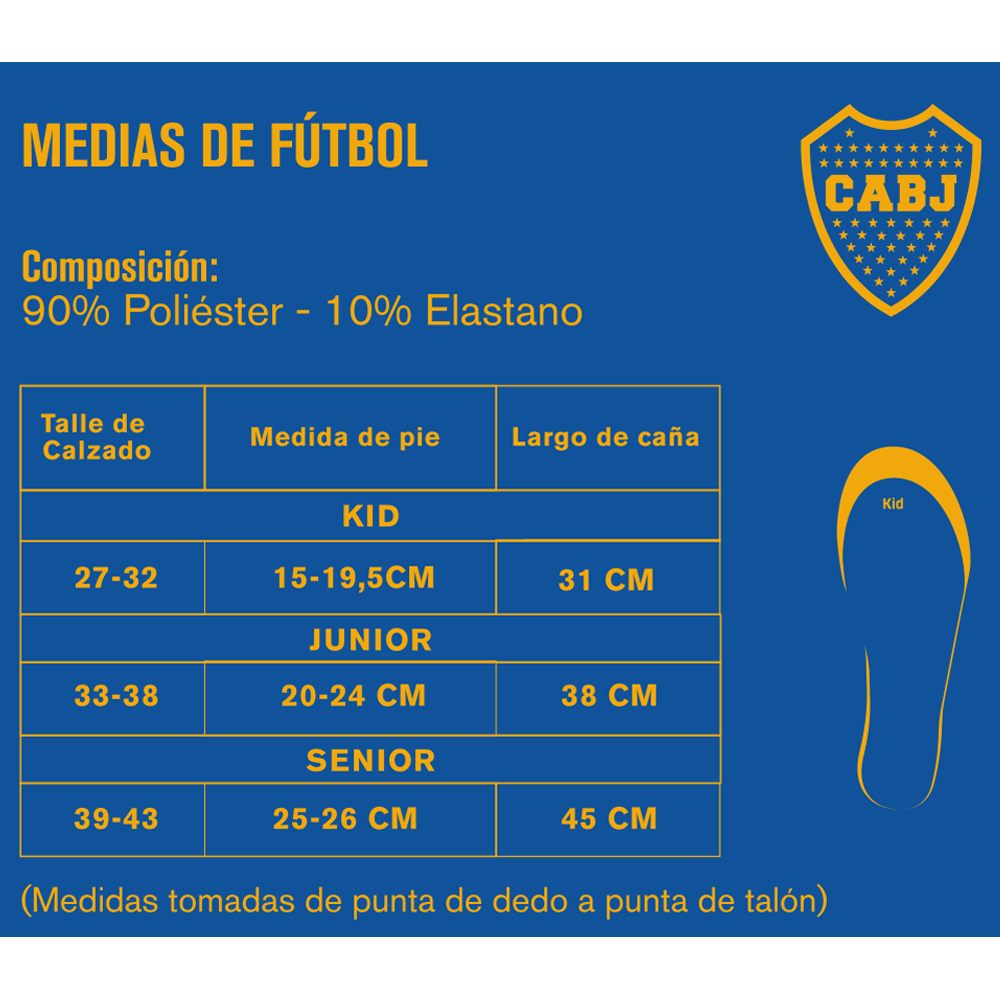Medias Deportivas Estadios 24 BOCA | LICENCIA CLUBES®