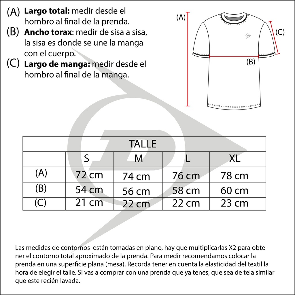 Remera Ace Pro Classic Hombre | Dunlop®