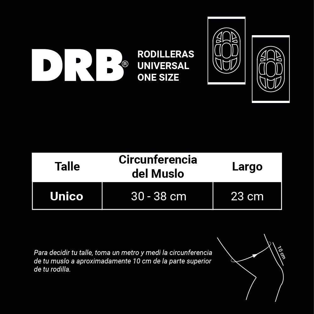 RODILLERA UNIVERSAL ONE SIZE | DRB®