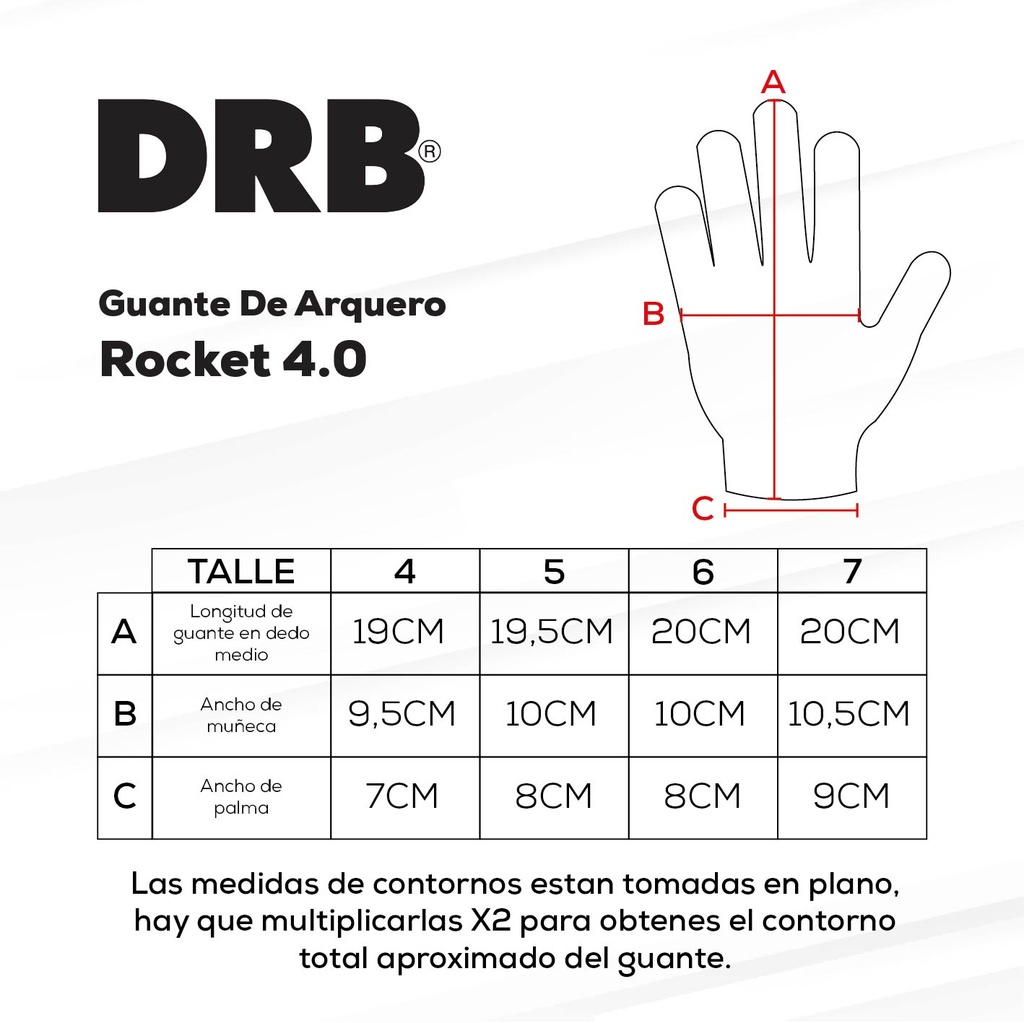 Guante de Arquero Rocket 4.0 |DRB®