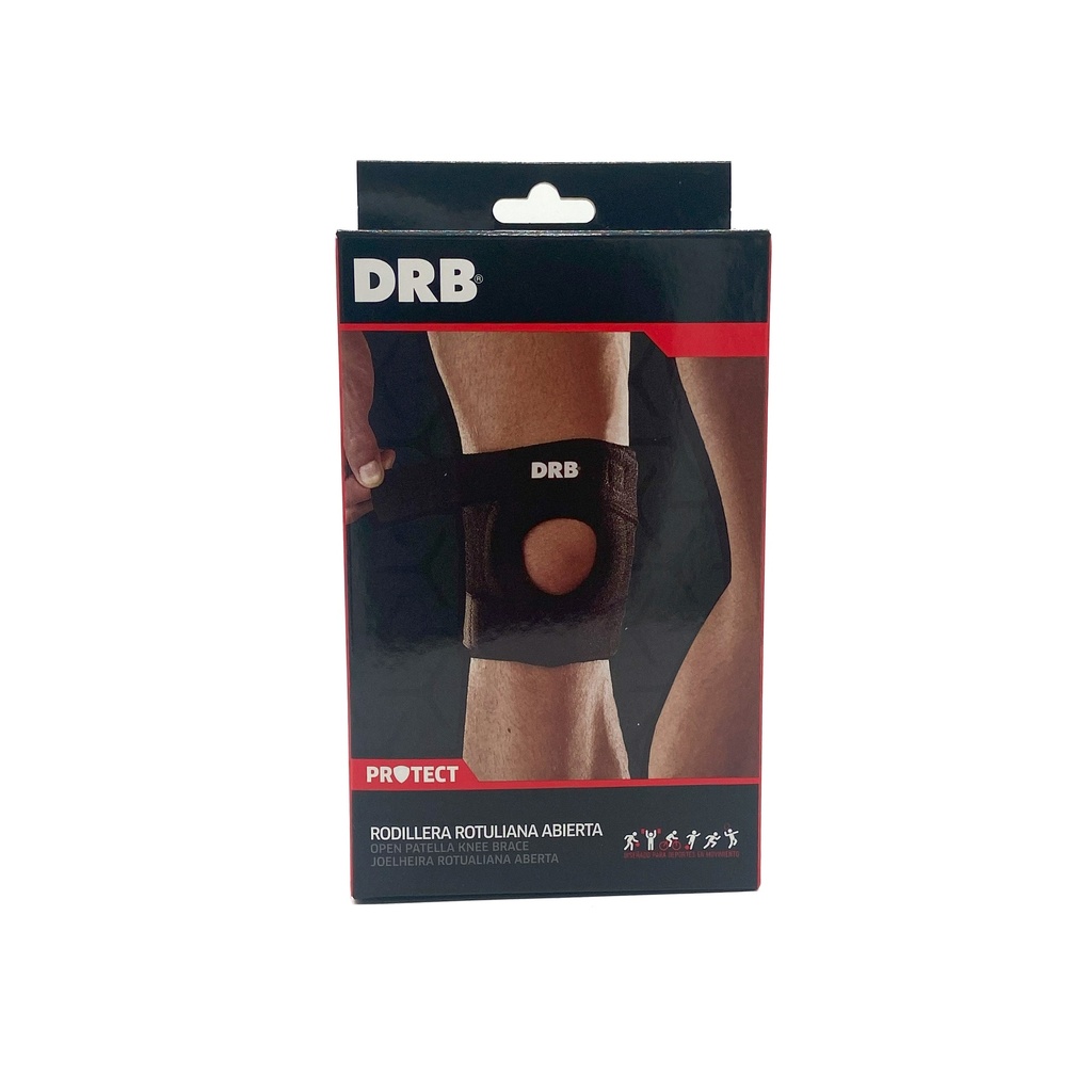 Rodillera Rotuliana Neoprene Abierta Ajustable | DRB®