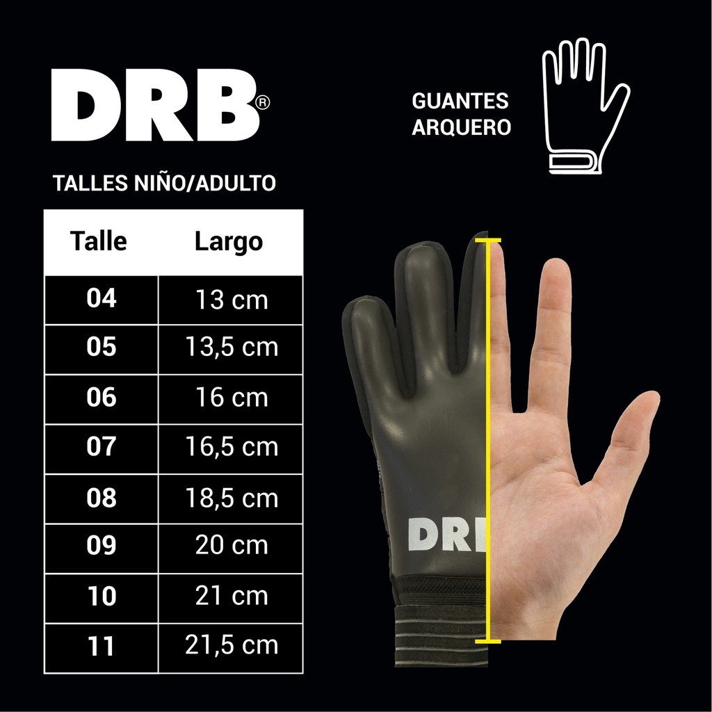 Guante De Arquero Royal 4.0 Jr| DRB®