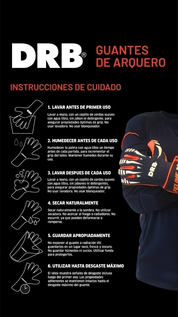 Guante De Arquero Royal 4.0 Jr| DRB®