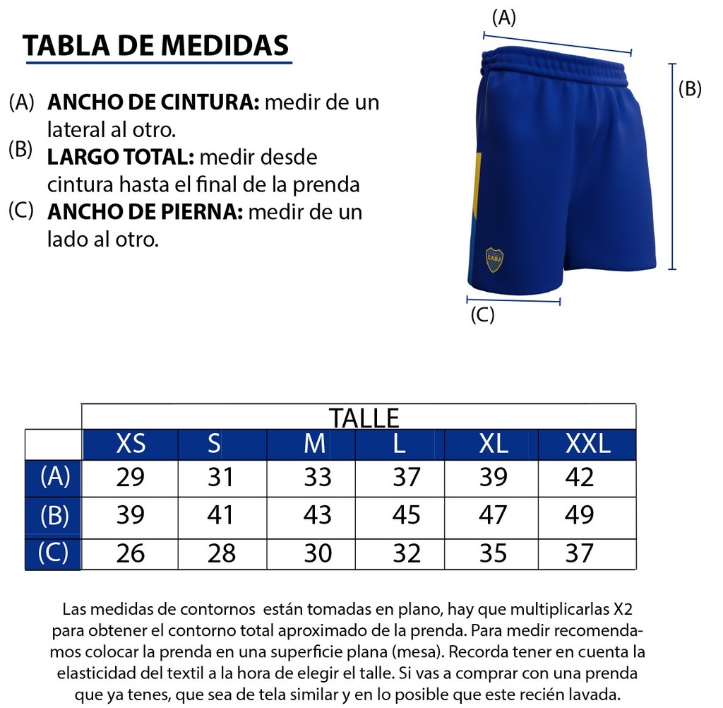 Short De Entrenamiento Xeneize BOCA | LICENCIA CLUBES®