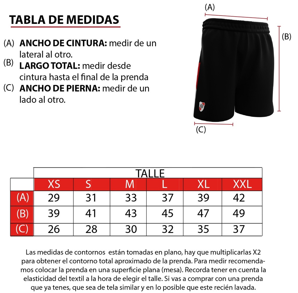 Short De Entrenamiento Millonario RIVER | LICENCIA CLUBES®