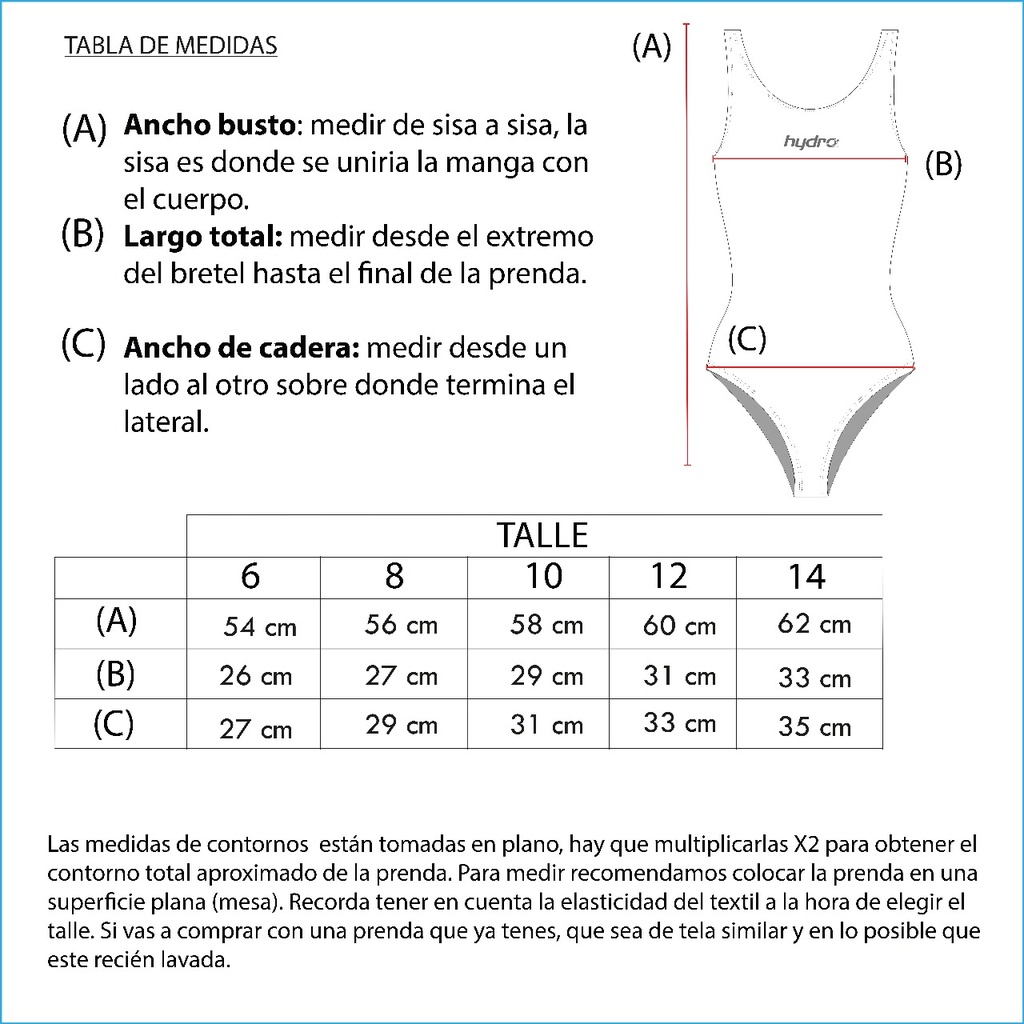 Malla de Natacion Crol Niña | HYDRO®