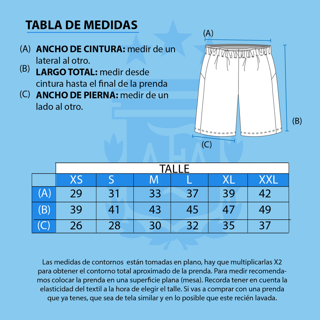 Short De Entrenamiento Estadios 24 AFA | LICENCIA CLUBES®