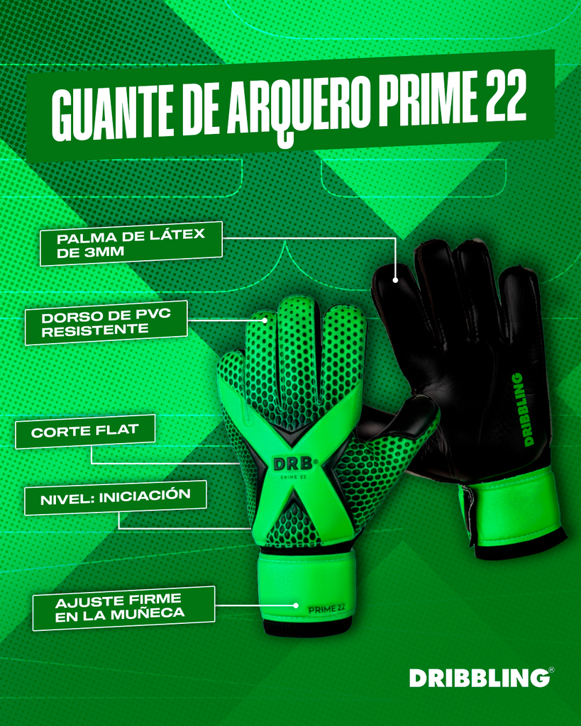 Guante De Arquero Prime 22 Jr Tr | DRB®
