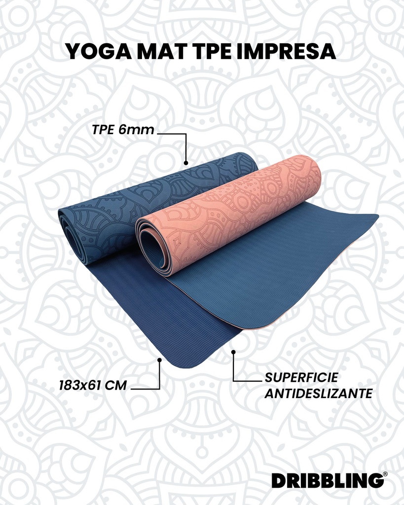Yoga Mat TPE Impresa | DRB®