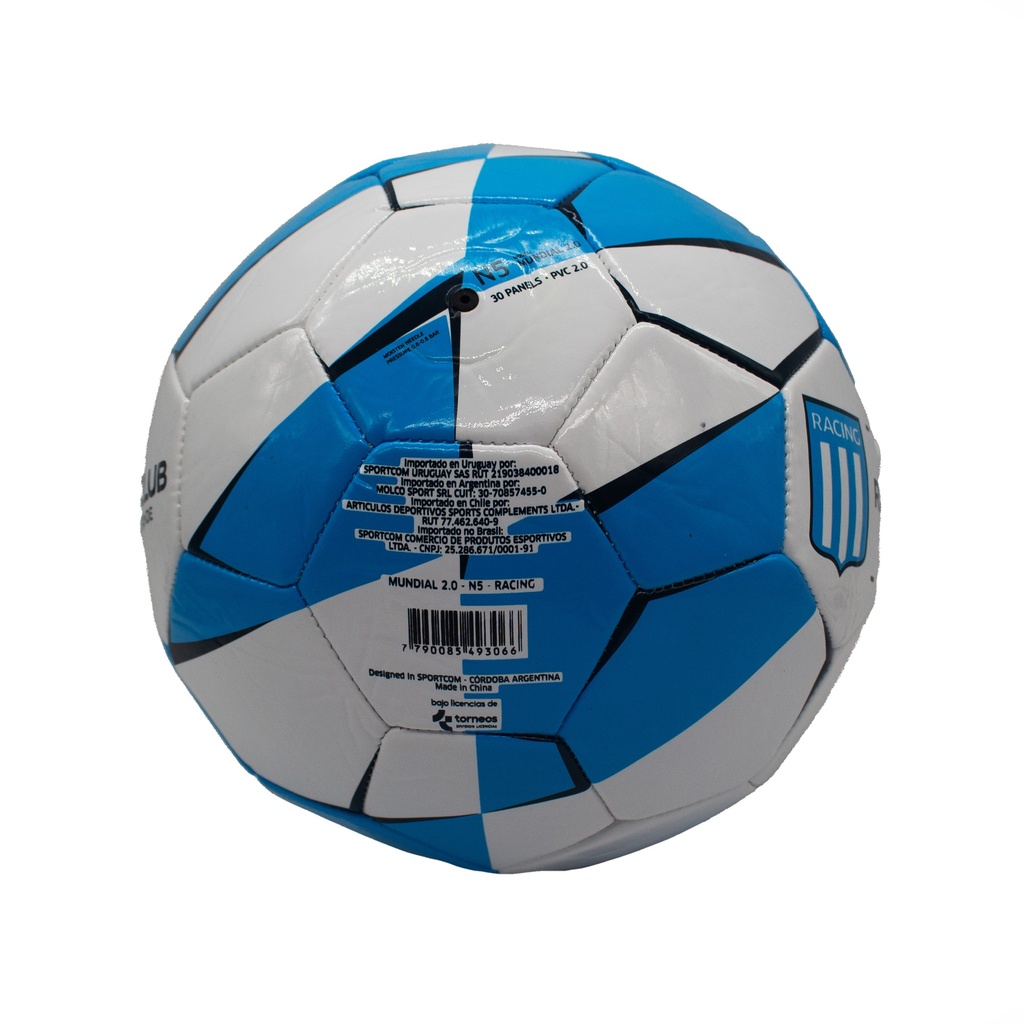 Pelota de Futbol Mundial 2.0 Racing |Licencia Clubes®