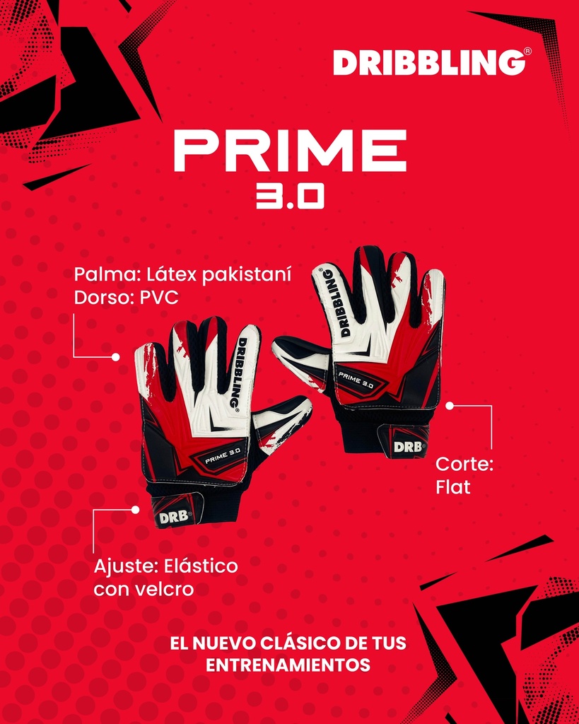 Guante De Arquero Prime 3.0 SR TR | DRB®