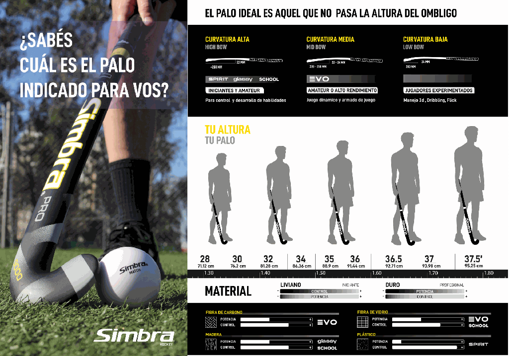 Palo de Hockey Evo Pro 2.0 8000 | Simbra®