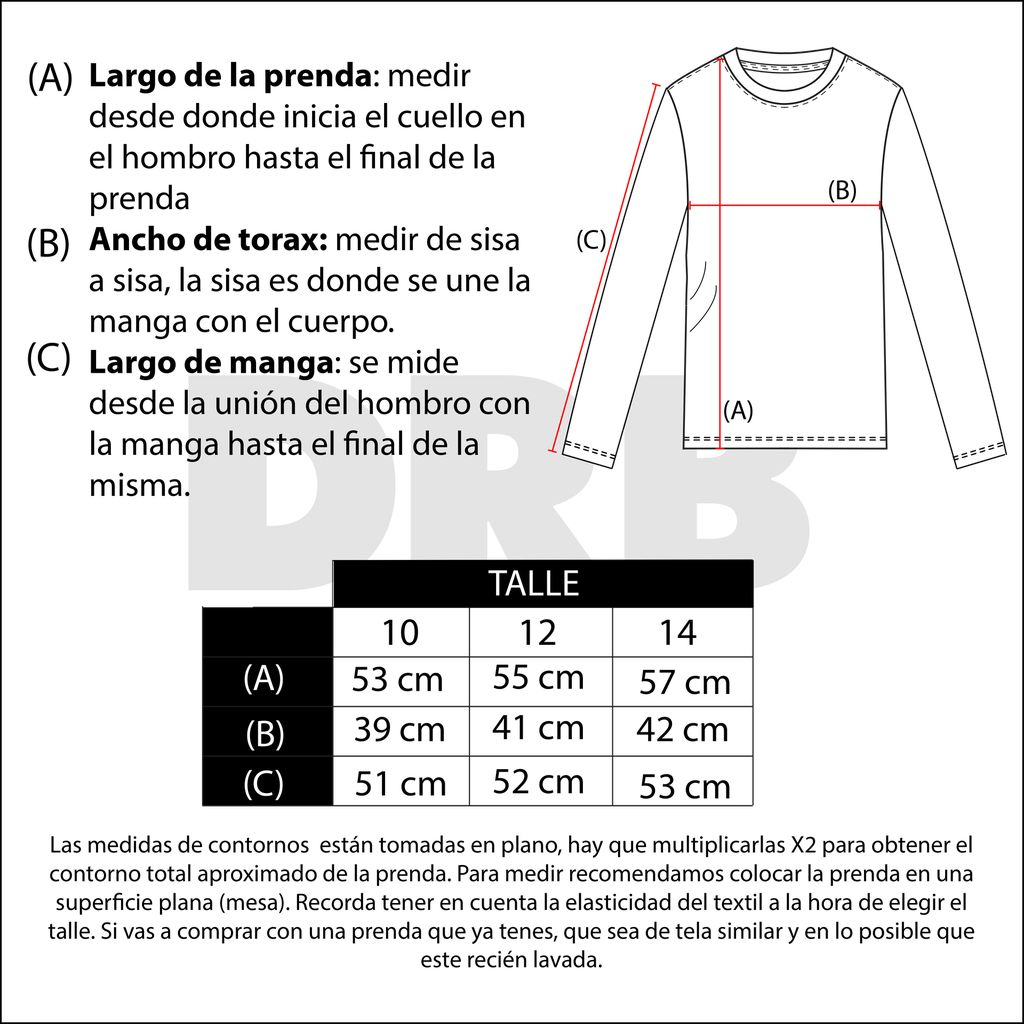 Remera Termica Manga Largas | DRB®