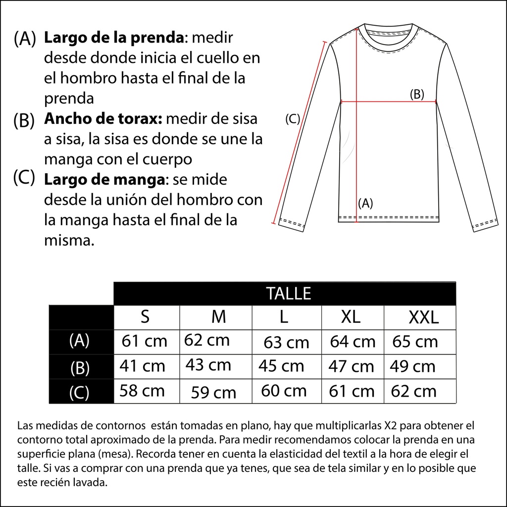 Remera Termica Manga Largas | DRB®