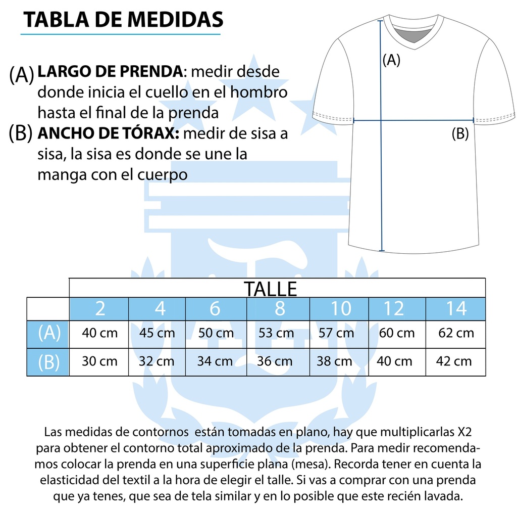 Camiseta Emblema Argentina AFA NIÑO | LICENCIAS CLUBES®