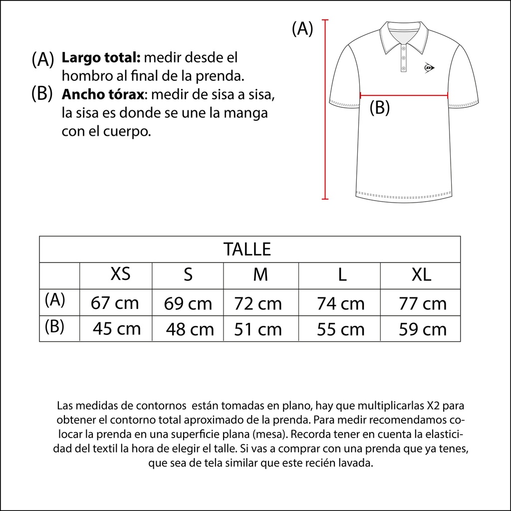 Remera Polo Esencial Ace Pro | Dunlop®