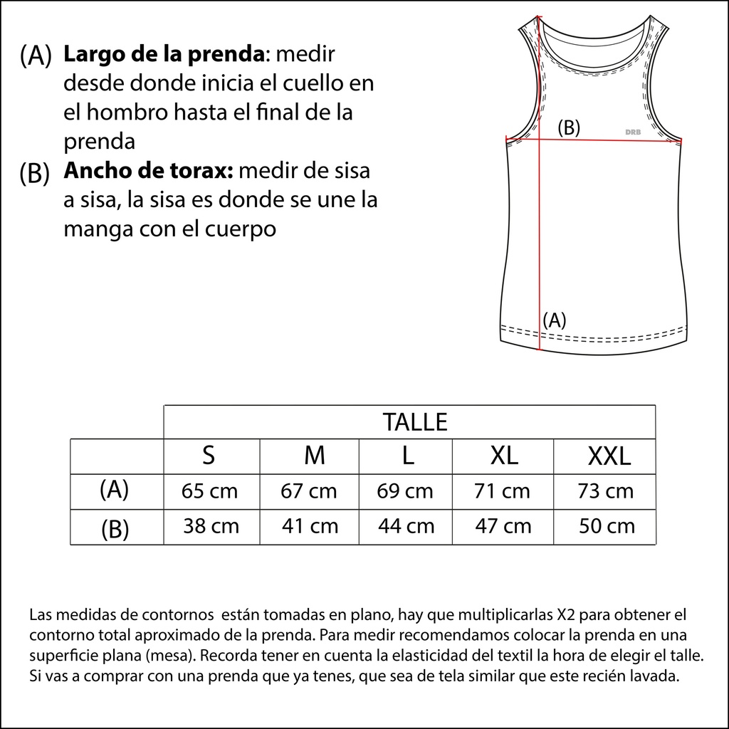 Musculosa Inda Esencial| DRB®