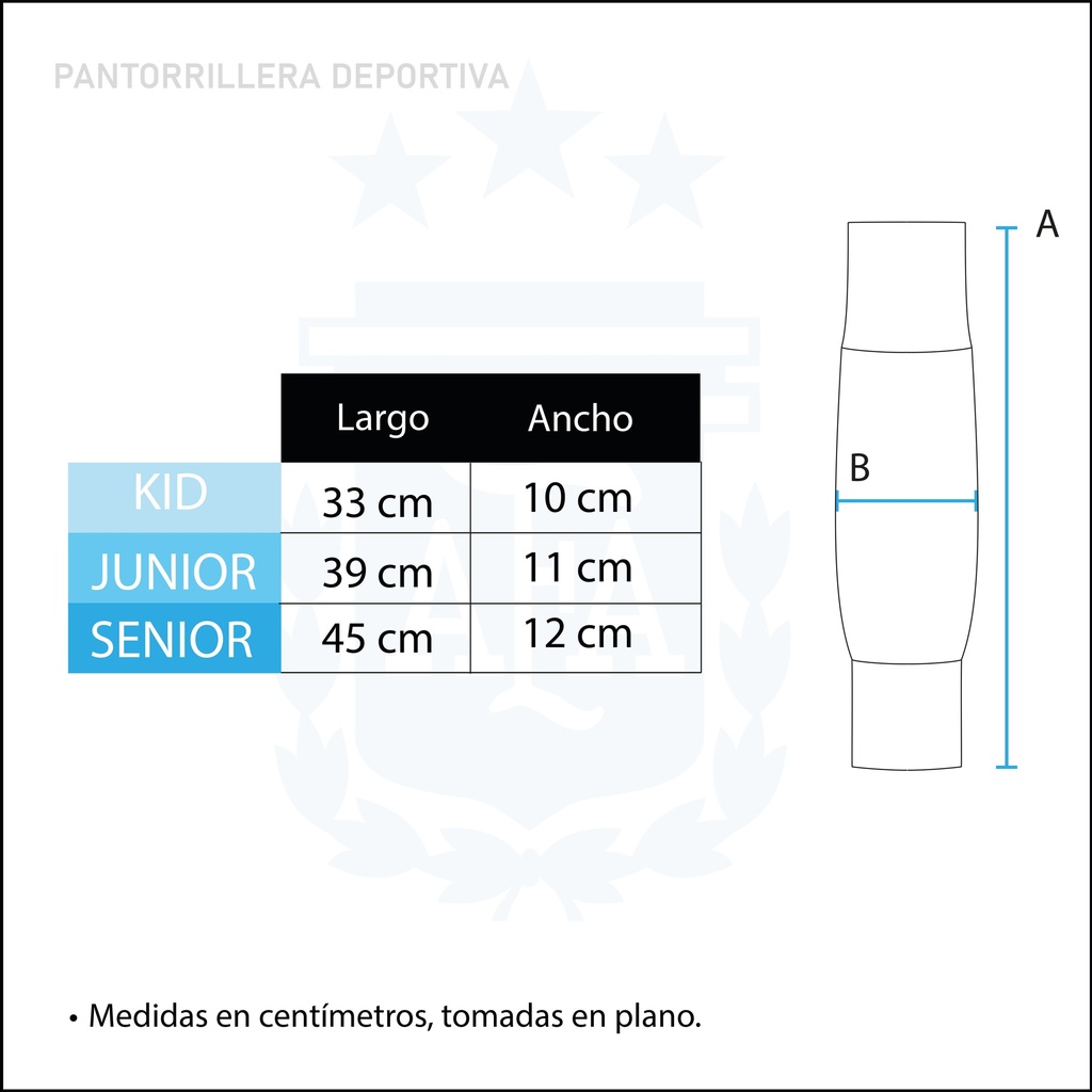Pantorrillera Deportiva AFA | LICENCIAS CLUBES®