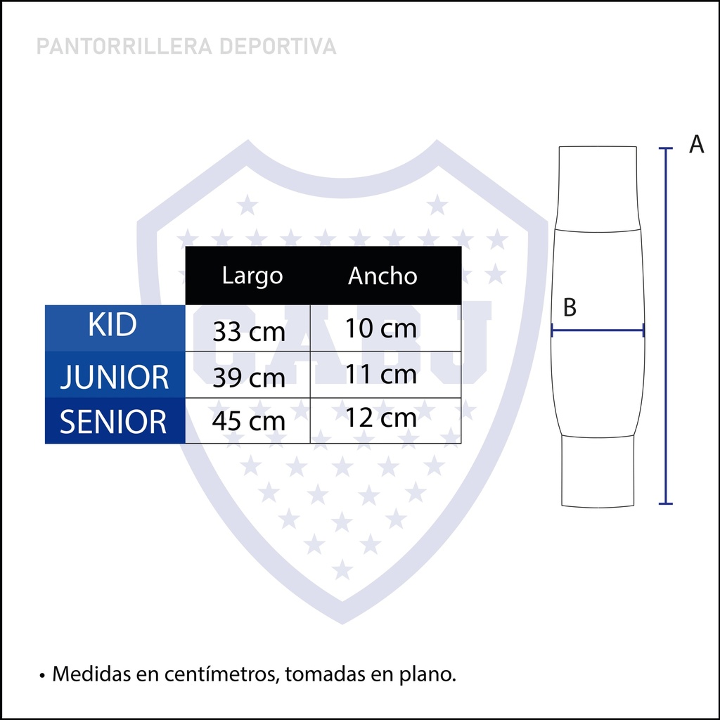 Pantorrillera Deportiva BOCA | LICENCIAS CLUBES®