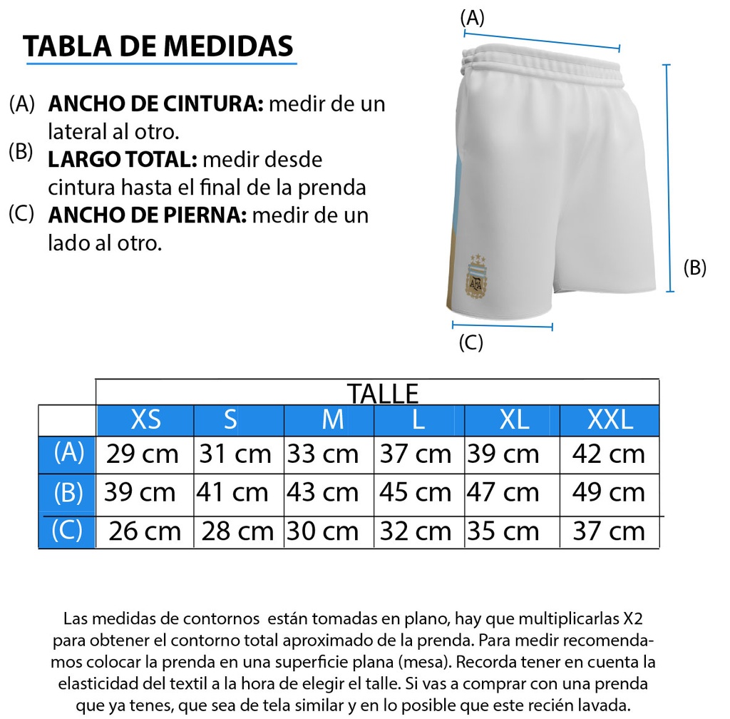 Short de Entrenamiento Campeones AFA | LICENCIAS CLUBES®