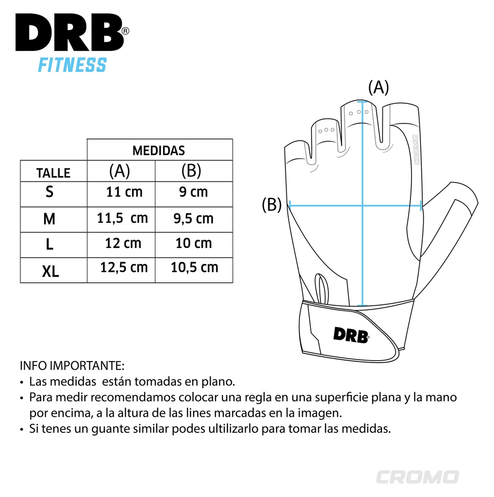 Guante De Fitness Cromo 2.0 | DRB®