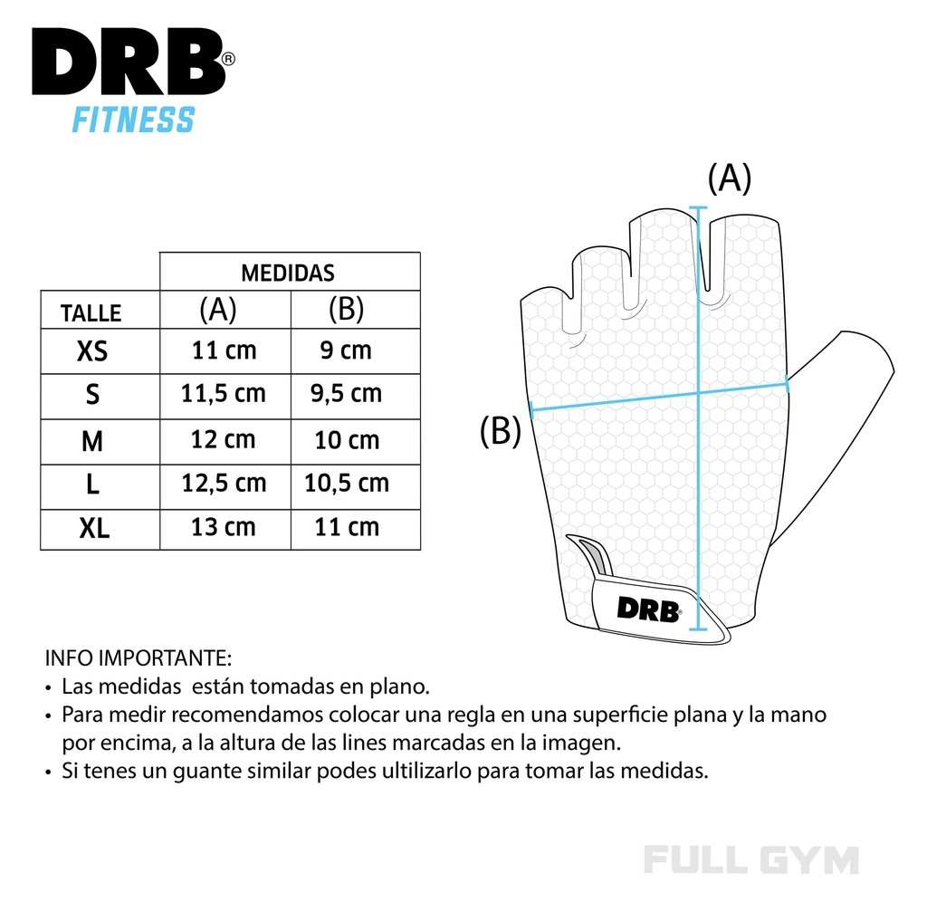 Guante De Fitness Full Gym 2.0 | DRB®