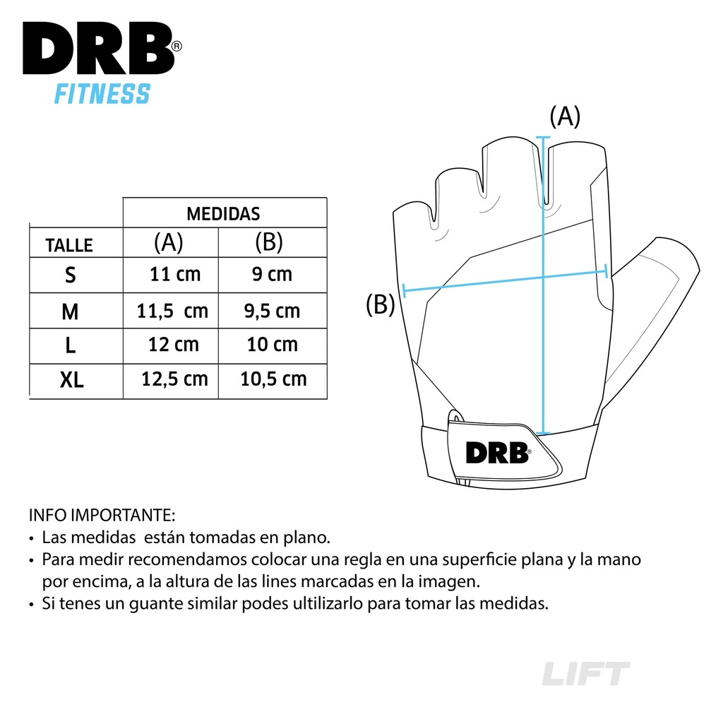 Guante De Fitness Lift 3.0 | DRB®