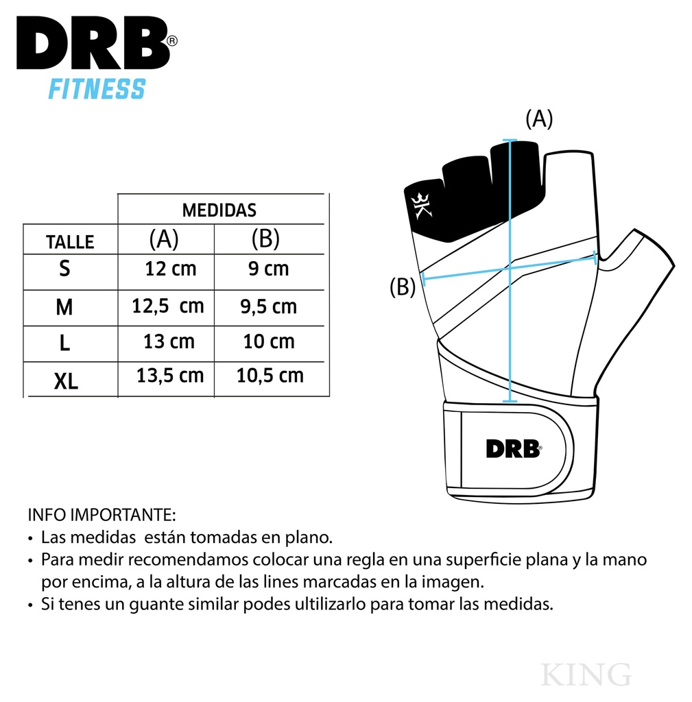 Guante De Fitness KING 3.0 | DRB®