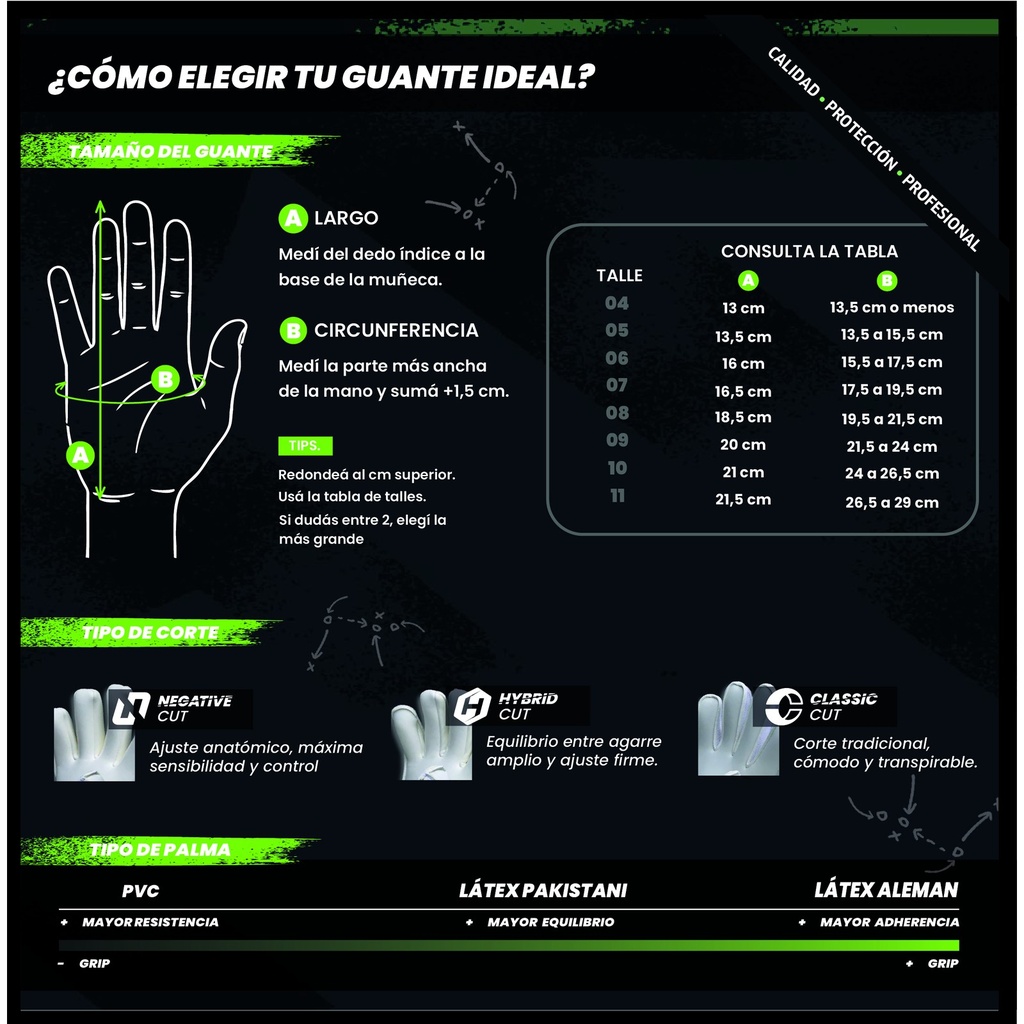 Cómo elegir tu guante ideal