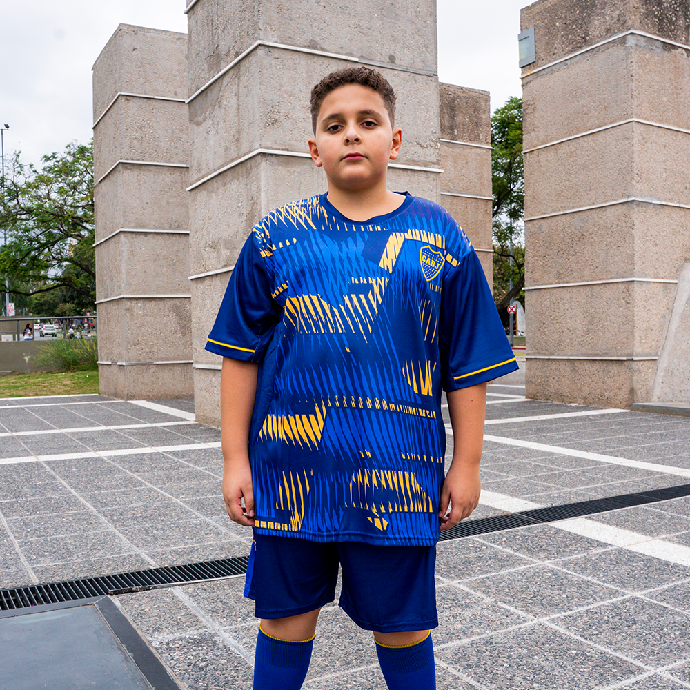 Remera de Entrenamiento Xeneize Niño BOCA | LICENCIA CLUBES®
