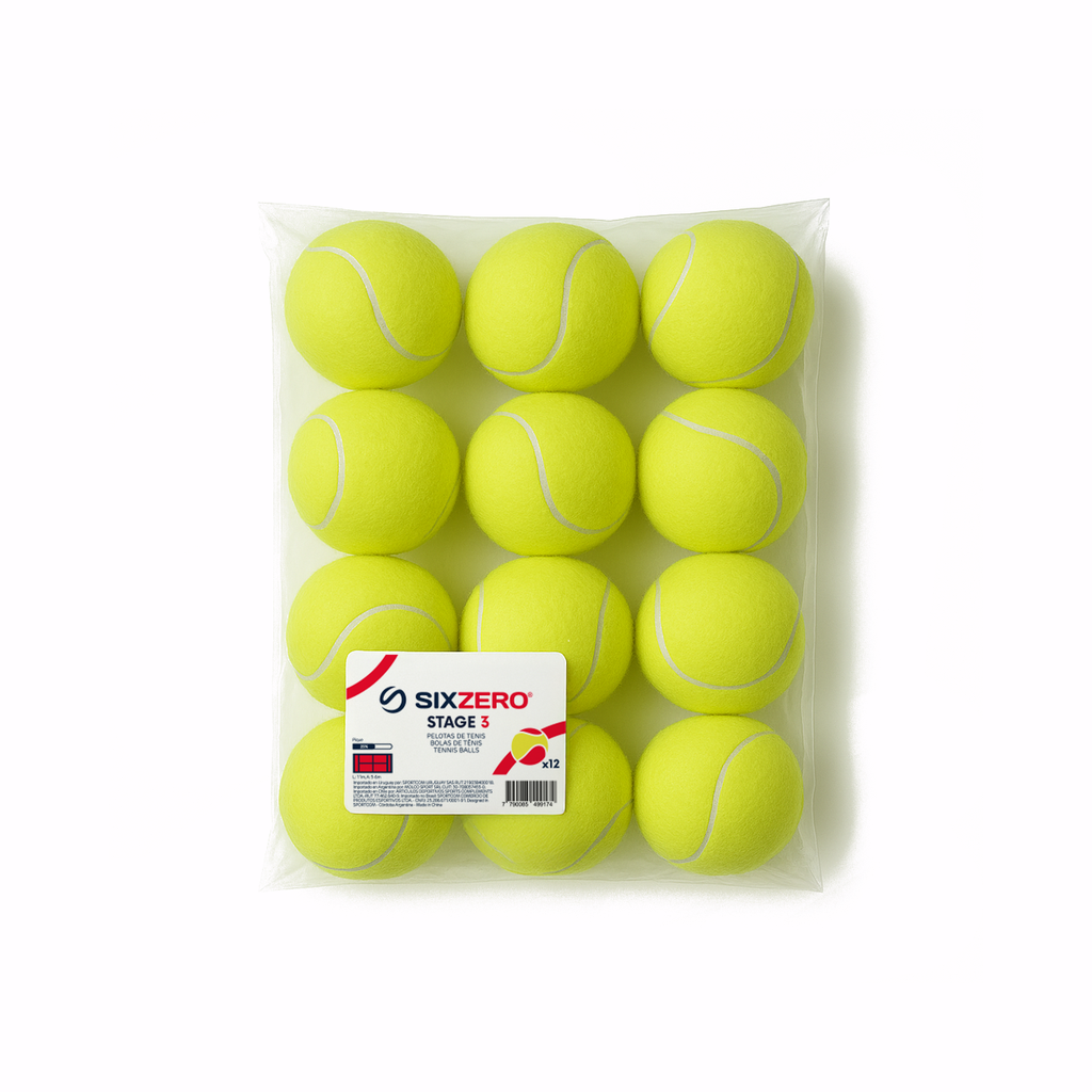 Balls de tenis Stage 3 x12 | Sixzero®