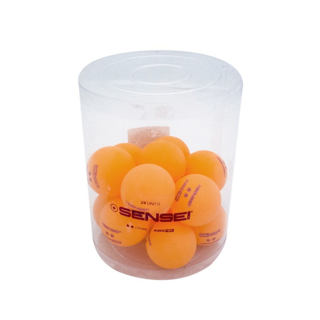 Pelota De Ping Pong 2 Star X 24 Naranja | Sensei®