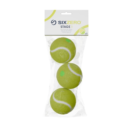 [XTPZOZ006G U] Balls de tenis Stage 1| Sixzero®