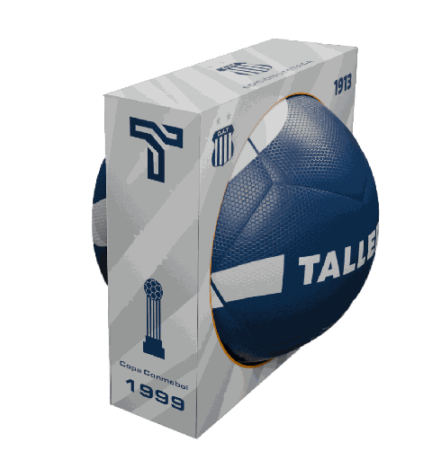 [LMMZZL001WI 5] Caja Pelota Flag Talleres N5 | Licencias Clubes®