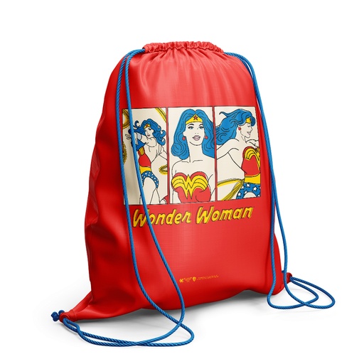 [HNGZEU032REUU] Mochila Cordón Wonder Woman | LICENCIA WARNER®