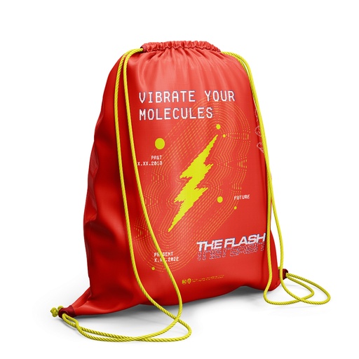 [HNGZEU034RY U] Mochila Cordón The Flash | LICENCIA WARNER®