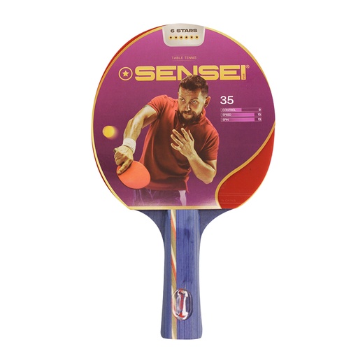 [JQRVZZ007Z Z] Paleta De Ping Pong 6 Star | Sensei®